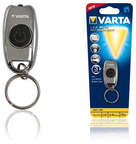 Varta METAL KEY CHAIN LIGHT elemlámpa
