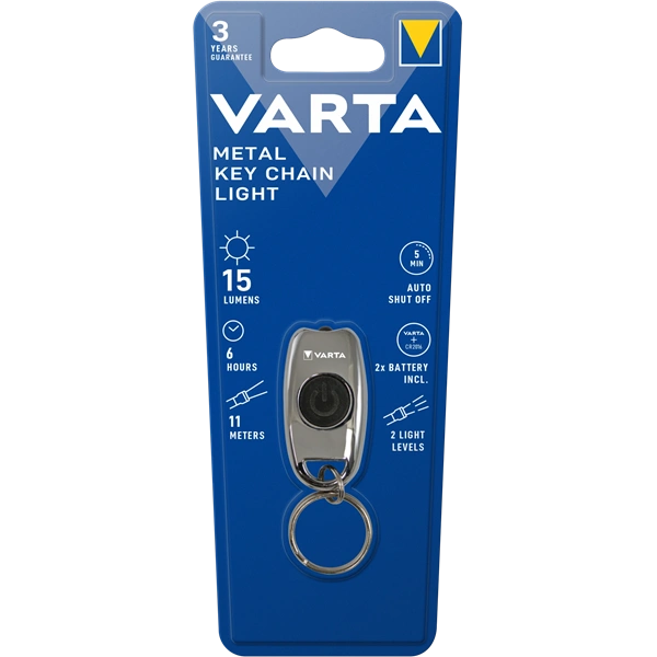 Varta METAL KEY CHAIN LIGHT elemlámpa