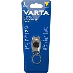 Varta METAL KEY CHAIN LIGHT elemlámpa (Újszerű)
