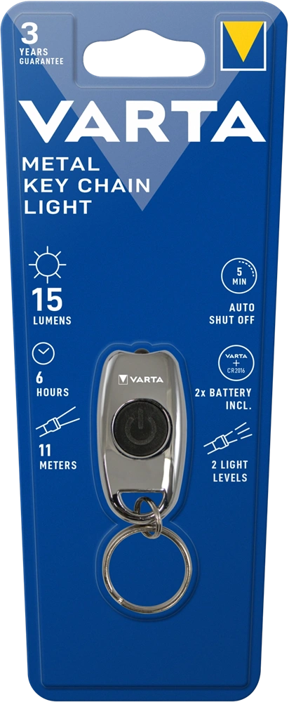 Varta METAL KEY CHAIN LIGHT elemlámpa (Újszerű)