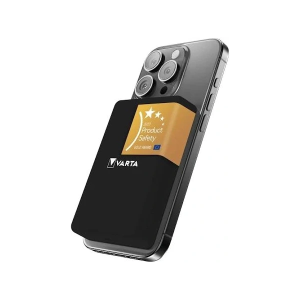Varta Mag Pro vezeték nélküli 5.000mAh fekete power bank