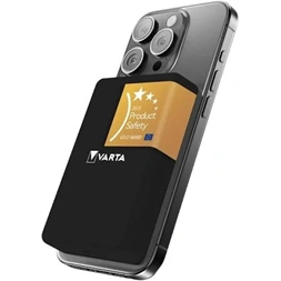 Varta Mag Pro vezeték nélküli 5.000mAh fekete power bank
