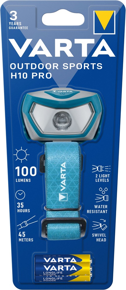 Varta Outdoor Sports H10 Pro 100lm fejlámpa