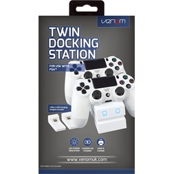 Venom VS2737 PS4 fehér dupla töltőállomás