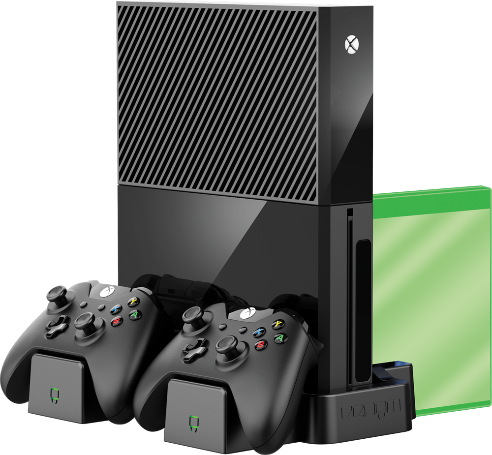 Venom VS2861 Xbox One X és S vertikális tartó + töltő állvány