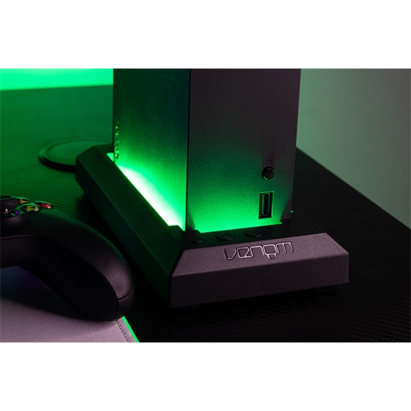 Venom VS3511 Xbox Series S RGB LED fekete állvány