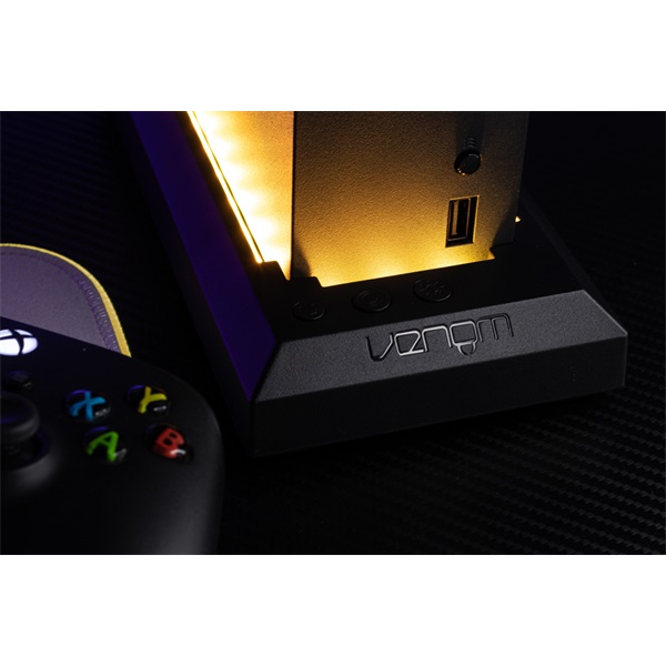 Venom VS3511 Xbox Series S RGB LED fekete állvány