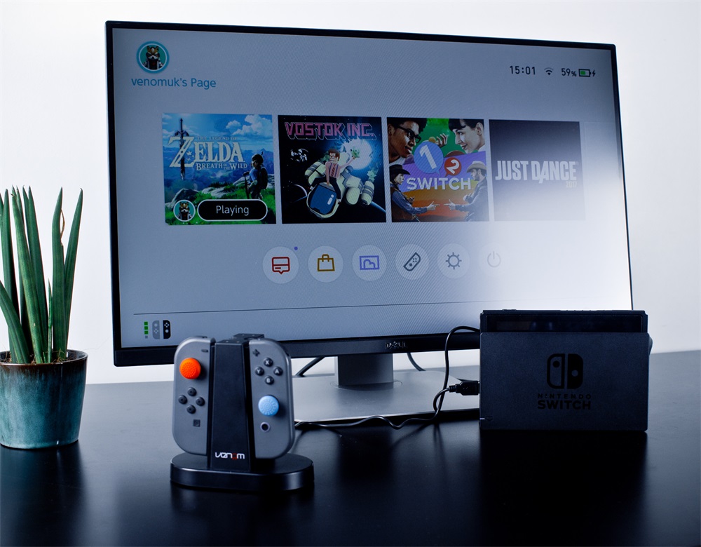 Venom VS4796 Nintendo Switch Joy-Con kontroller fekete töltőállomás