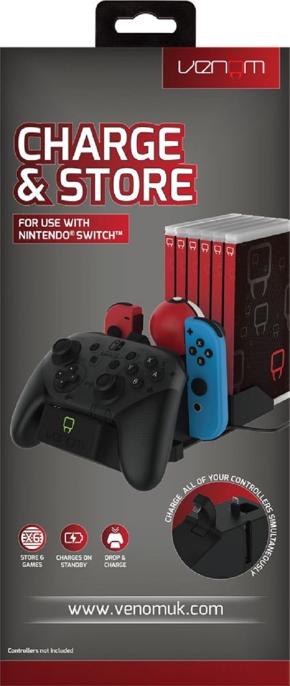 Venom VS4900 Nintendo Switch All-in-one fekete töltőállomás