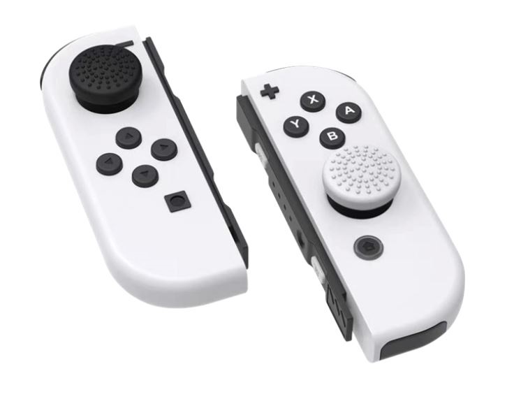 Venom VS4930 Nintendo Switch kontrollerhez fekete-fehér hüvelykujj csúszásgátló (4db)