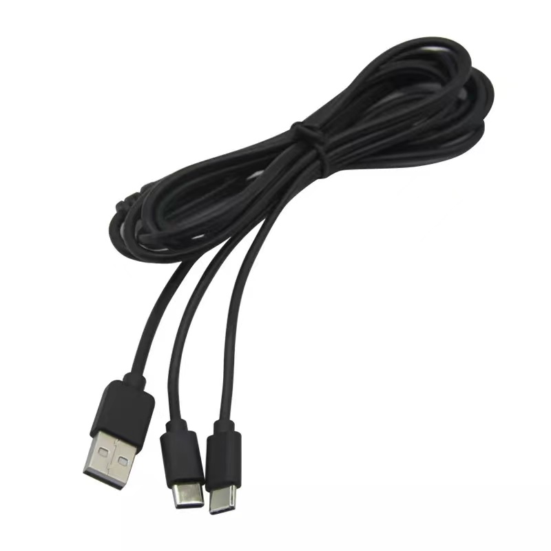 Ventaris C100B PS5/Xbox Series X|S kontrollerhez USB Type-C Dual fekete töltőkábel