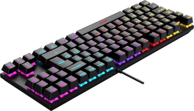 Ventaris Malevik K700-R RGB (Red Switch) HUN Mechanikus gamer billentyűzet