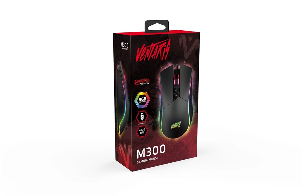 Ventaris M300 RGB gamer egér (Újracsomagolt)