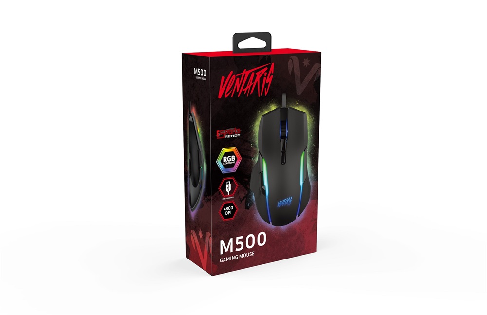Ventaris M500 RGB gamer egér