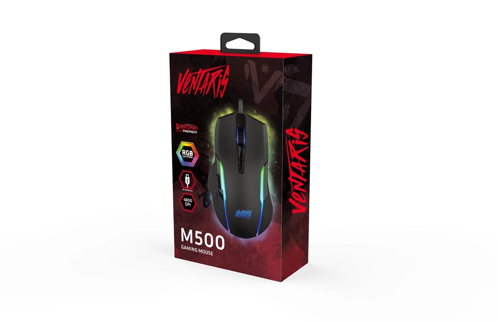 Ventaris M500 RGB gamer egér