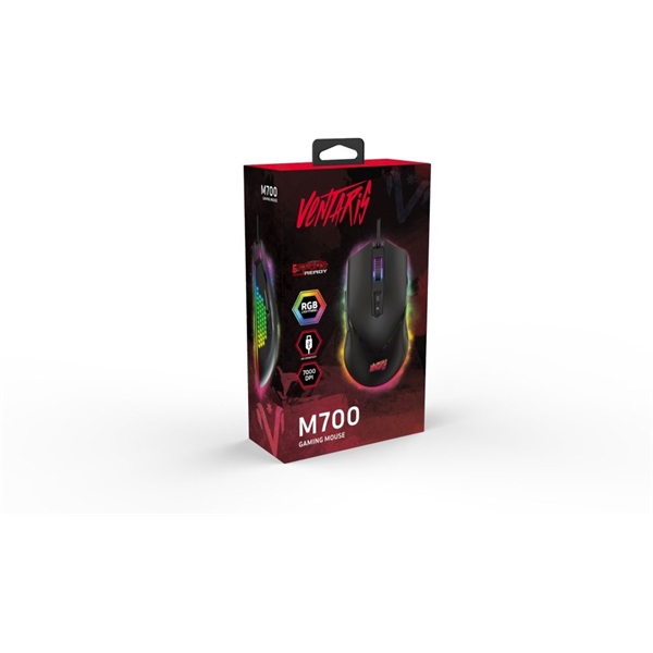 Ventaris M700 RGB gamer egér (Újracsomagolt)