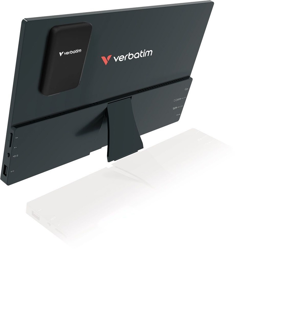 Verbatim 32088 hordozható 14" érintő kijelzős Full HD monitor + 5000mAh powerbank