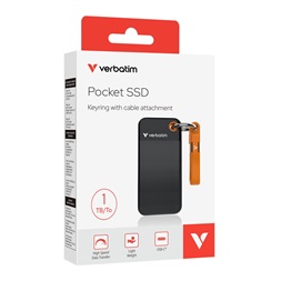 Verbatim 32193 1TB USB 3.2 gen 2 kulcstartós fekete-narancssárga külső SSD