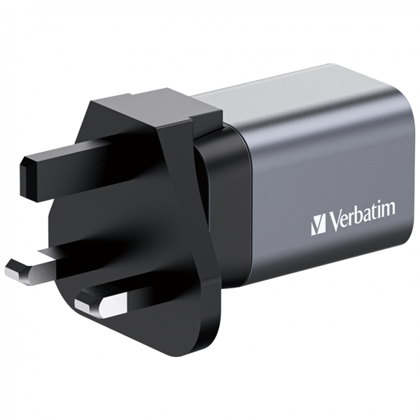 Verbatim 32200 GNC-35 GaN Charger 35W USB Type-A + Type-C hálózati töltő adapter