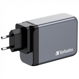 Verbatim 32205 GNC-240 GaN Charger 240W USB Type-A + 3xType-C hálózati töltő adapter