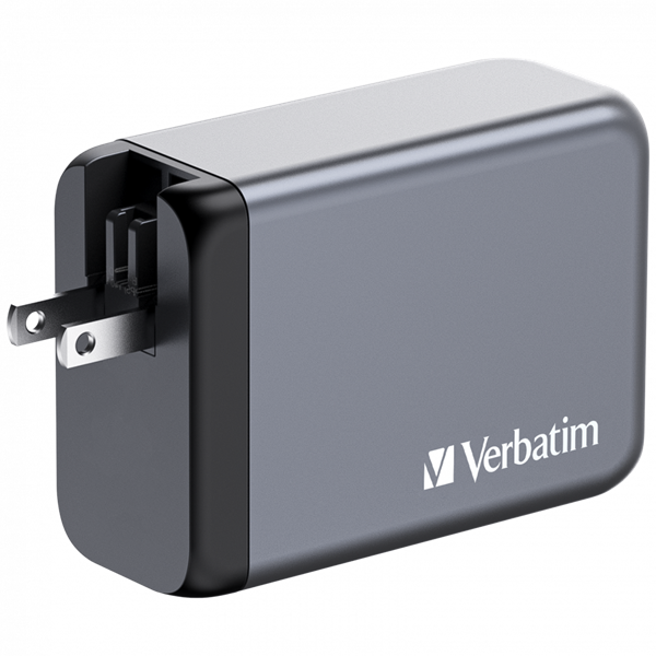 Verbatim 32205 GNC-240 GaN Charger 240W USB Type-A + 3xType-C hálózati töltő adapter