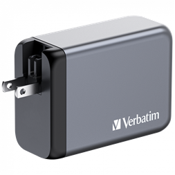 Verbatim 32205 GNC-240 GaN Charger 240W USB Type-A + 3xType-C hálózati töltő adapter