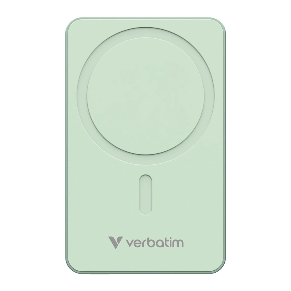Verbatim 32228 Charge n Go Essentials 10000mAh zöld vezeték nélküli mágneses powerbank
