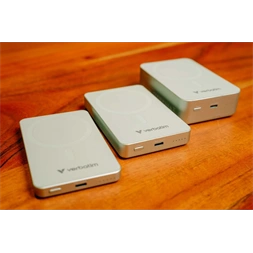 Verbatim 32228 Charge n Go Essentials 10000mAh zöld vezeték nélküli mágneses powerbank