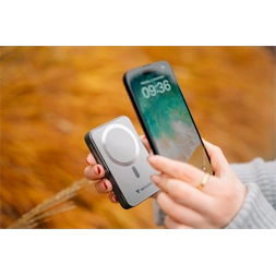 Verbatim 32268 Charge n Go 10000mAh szürke vezeték nélküli kitámasztható mágneses powerbank