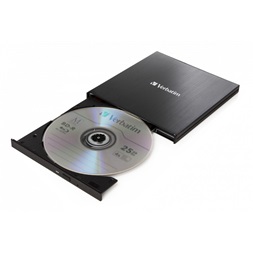 Verbatim 43888 Ultra HD 4K USB 3.1 GEN 1 USB-CTM External Slimline Blu-ray optikai meghajtó