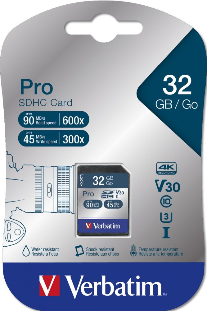 Verbatim 47021 SDHC 32GB U3 Class 10 memóriakártya