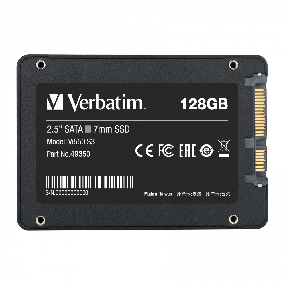Verbatim 49350 Vi550 S3 128GB SATA3 2.5" SSD