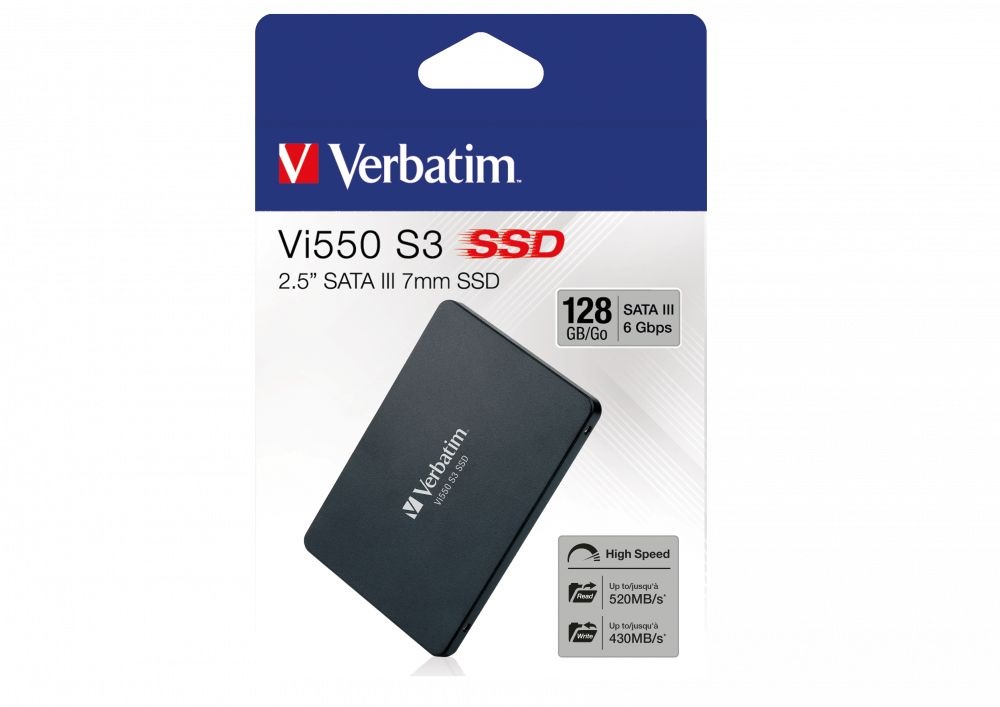 Verbatim 49350 Vi550 S3 128GB SATA3 2.5" SSD