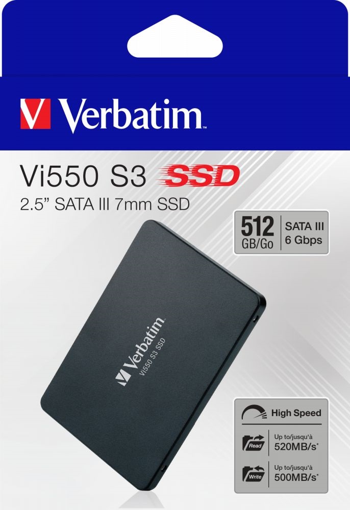 Verbatim 49352 Vi550 S3 512GB SATA3 2.5" SSD