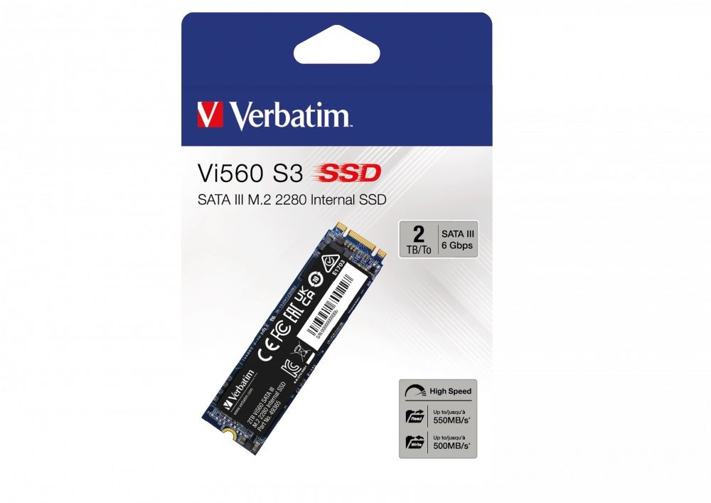 Verbatim 49365 Vi560 S3 2TB SATA3 M.2 2280 SSD