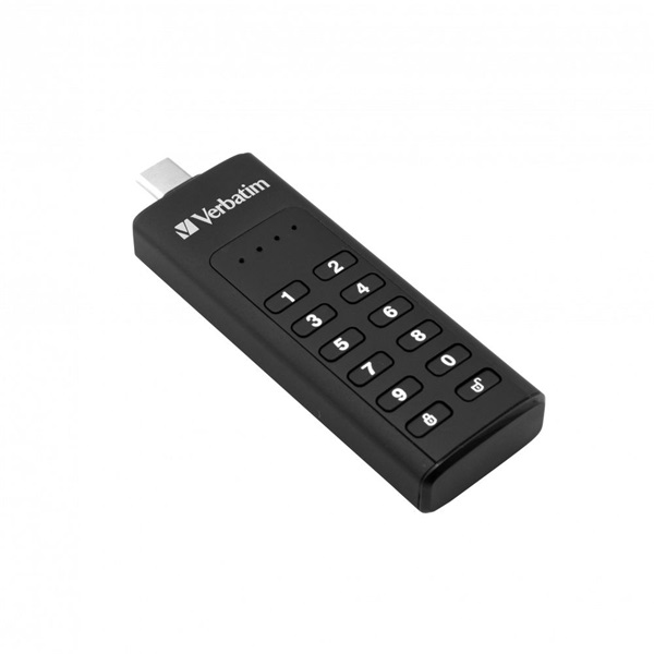 Verbatim 49432 Keypad Secure Store`n`Go 128GB USB-C 3.1 Flash Drive