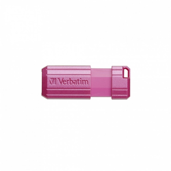 Verbatim 49460 PIN STRIPE Store`n`Go 128GB USB 2.0 pink Flash Drive