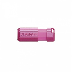 Verbatim 49460 PIN STRIPE Store`n`Go 128GB USB 2.0 pink Flash Drive