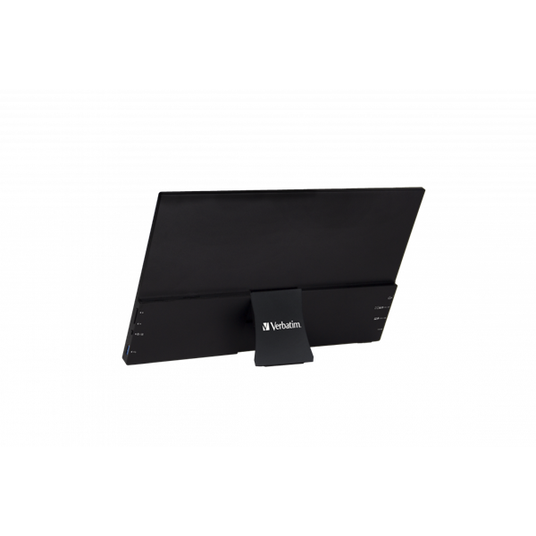 Verbatim 49591 14" PMT-14 FHD IPS HDMI/USB-C fekete fém borítású érintőképernyős monitor
