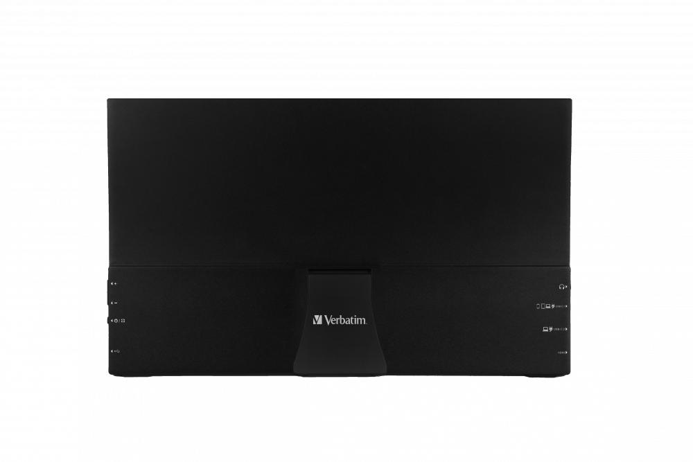 Verbatim 49591 14" PMT-14 FHD IPS HDMI/USB-C fekete fém borítású érintőképernyős monitor