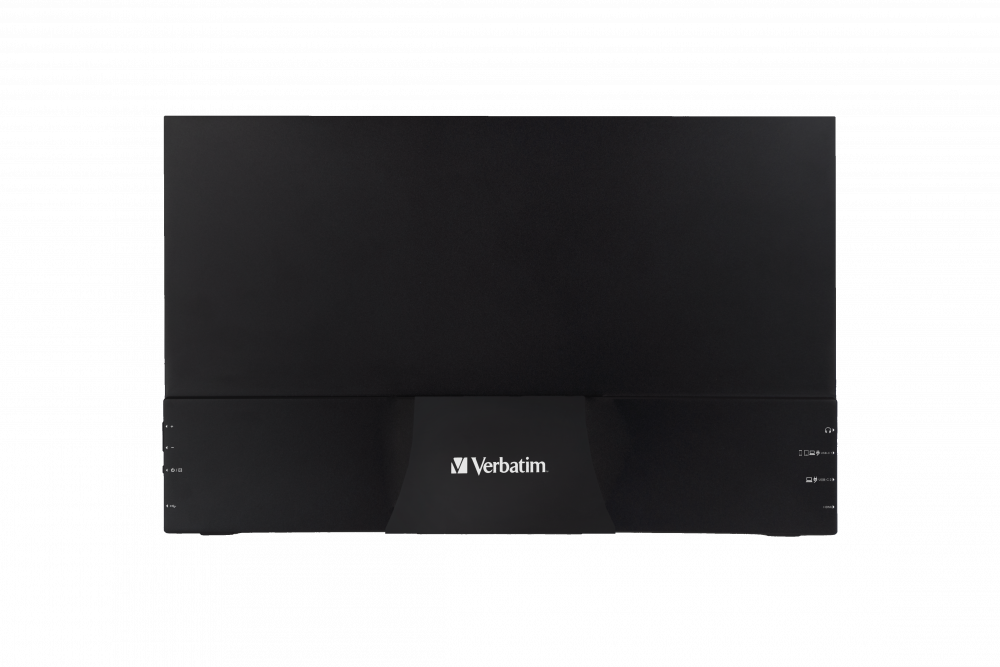 Verbatim 49592 15,6" PMT-15 FHD IPS HDMI/USB-C fekete fém borítású érintőképernyős monitor