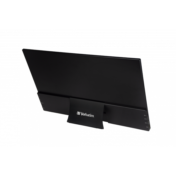 Verbatim 49592 15,6" PMT-15 FHD IPS HDMI/USB-C fekete fém borítású érintőképernyős monitor