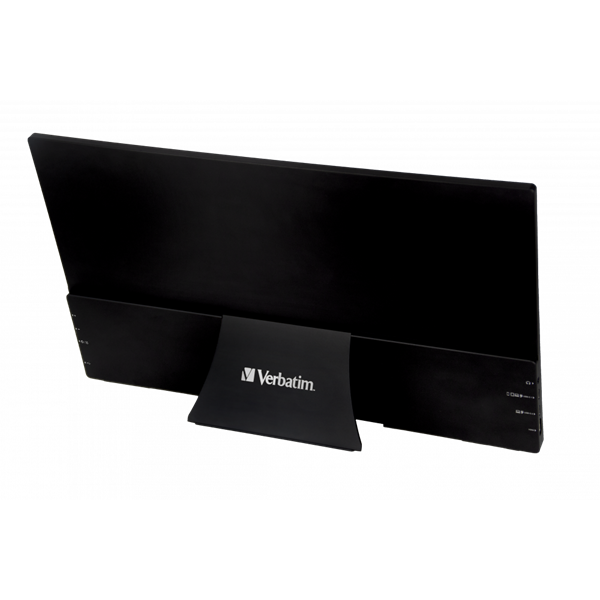 Verbatim 49593 17,3" PMT-17 FHD IPS HDMI/USB-C fekete fém borítású érintőképernyős monitor