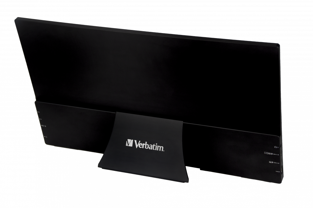 Verbatim 17,3" 49593 PMT-17 FHD IPS HDMI/USB-C fekete fém borítású érintőképernyős monitor