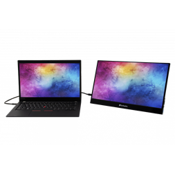 Verbatim 49593 17,3" PMT-17 FHD IPS HDMI/USB-C fekete fém borítású érintőképernyős monitor