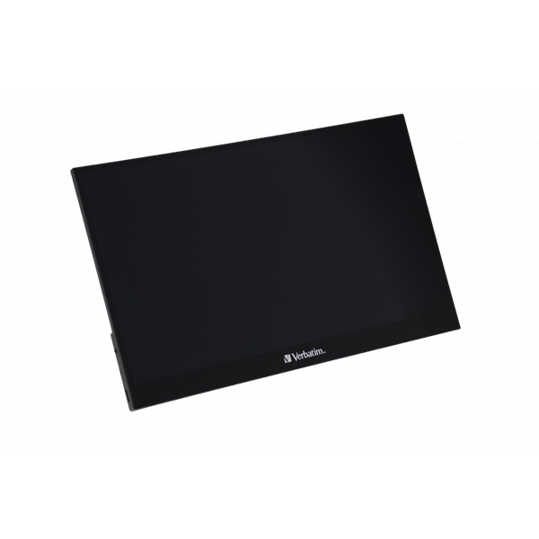 Verbatim 49593 17,3" PMT-17 FHD IPS HDMI/USB-C fekete fém borítású érintőképernyős monitor