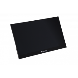 Verbatim 49593 17,3" PMT-17 FHD IPS HDMI/USB-C fekete fém borítású érintőképernyős monitor