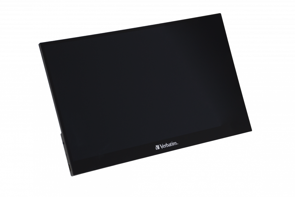 Verbatim 17,3" 49593 PMT-17 FHD IPS HDMI/USB-C fekete fém borítású érintőképernyős monitor