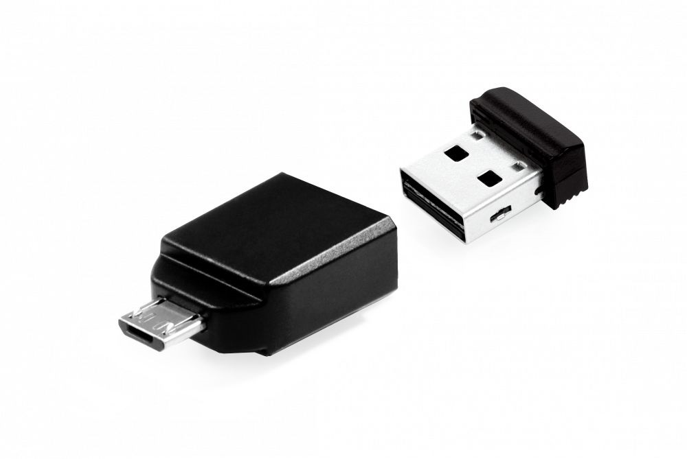 Verbatim 49822 Store `n` Stay 32GB USB 2.0 nano Flash Drive + adapter