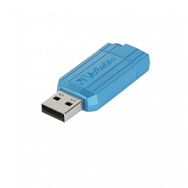 Verbatim 49961 PIN STRIPE Store`n`Go 64GB USB 2.0 kék Flash Drive